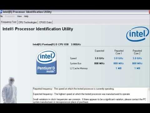Intel Processor Identification Utility-Identify Your Intel Processor (CPU) in Windows