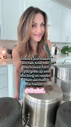 Enjoying Sheila E's Music While Cooking