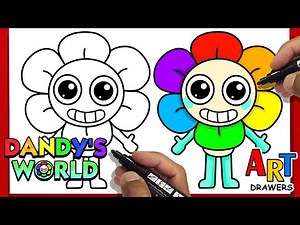 How To Draw FLOWER - DANDY’S WORLD