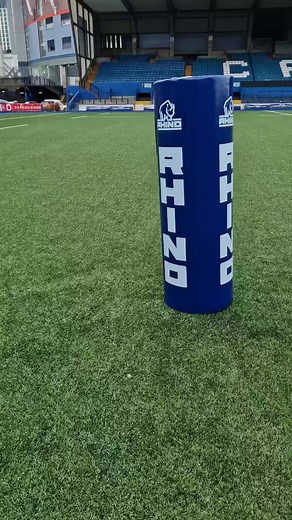Practicing with the Senior Round Tackle Bag! | Rhino Rugby USA