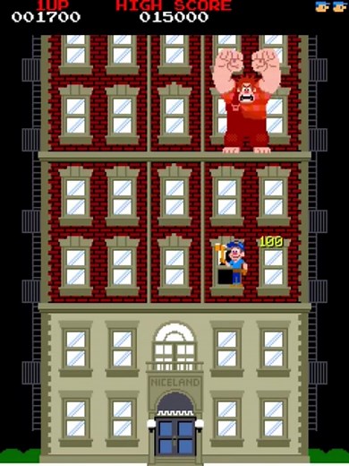 Classic Fix-It Felix Jr. Arcade Game - Retro Gaming Fun