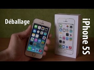 Déballage iPhone 5S GOLD et premier démarrage - Apple (Unboxing) en Français