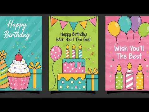 Easy Card Drawing Ideas for Beginners 🎨 | Creative Handmade Cards