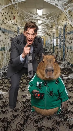 spider Capy flood in the hallway 🕷️