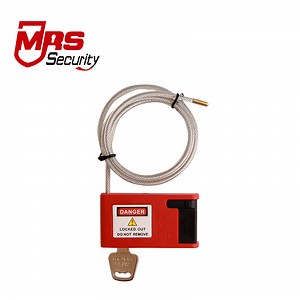 [Hot Item] Length Customized Adjustable Cable Security Lockout Tagout Cable Safe Lock Steel Lockout