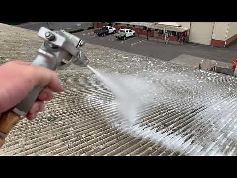 Reviving Industrial Roofs: Colorbond Soft Washing & Moss Treatment for Shed Excellence!