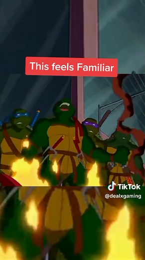 Raphael Ninja Turtle Motorcycle Chase Scene