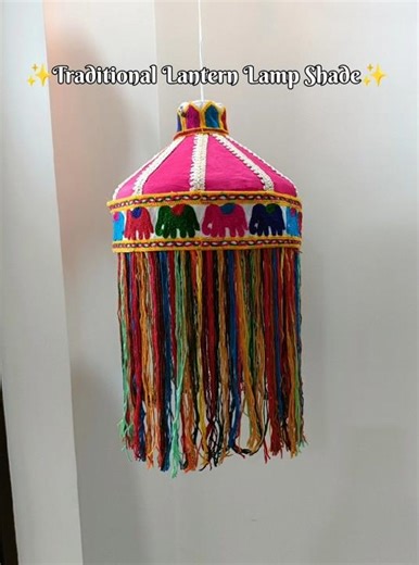 🎊 Traditional Lantern Lamp Shade🎊 | DIY Home Decor Idea#diy #craft #short#youtube