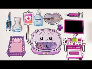 🌸paper diy🌸 Pregnant DUMPLING Squishy + skincare + makeup [ mommy dumpling 🤰🏻]