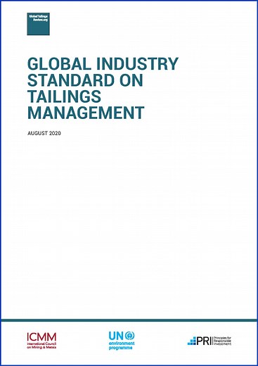 Global Industry Standard on Tailings Management