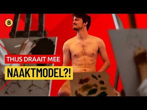 Hoe is het om naaktmodel te zijn? | Thijs draait mee