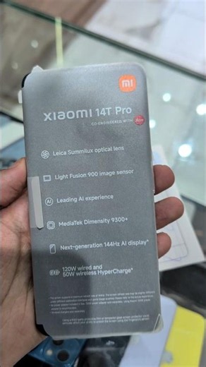 Promotion Xiaomi 14T pro 5G 256G /12 Ram Amoled /144Hz Dimensity 9300 plus Camera 8k Batterie 5000