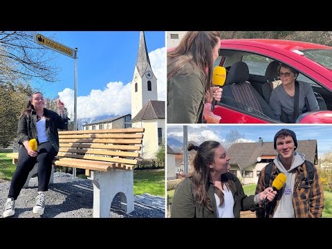 "Mitfahrbänkle" in Feldkirch Nofels