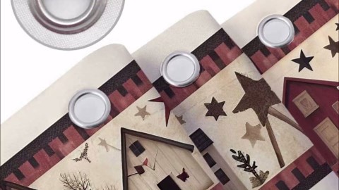 JAWO Rustic Country Shower Curtains, Primitive Barn Star Relax Bath Outhouse Christmas Farmhouse Shower Curtain for Bathroom Decor Polyester Fabric Bath Curtain and Hooks 70x70inches…