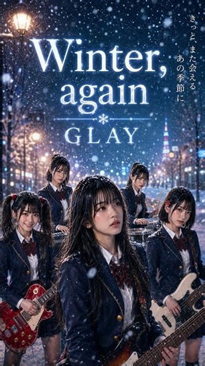 【GLAY】『Winter, again』を令和のお嬢様バンドが本気で鳴らした。