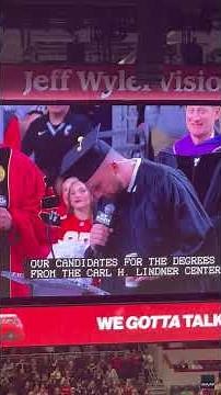 Travis Kelce Delivers Speech With Beer in Hand During Surprise Graduation Ceremony