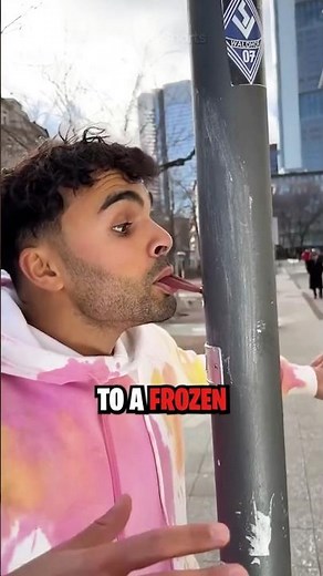 How To Remove Tongue From Frozen Pole 😨