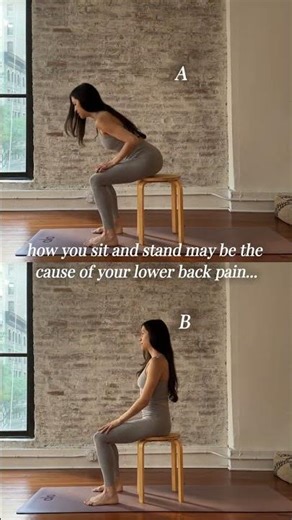 posture and alignment when standing or sitting