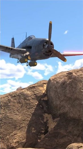 Tank vs plane slow motion #warthunder