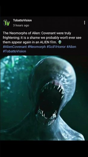 The Neomorphs of Alien: Covenant 👽 #AlienCovenant #Neomorph #SciFiHorror #Alien #TobattoVision