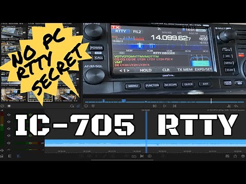 CW Paddle RTTY in IC-705. Icom’s Secret Revealed!