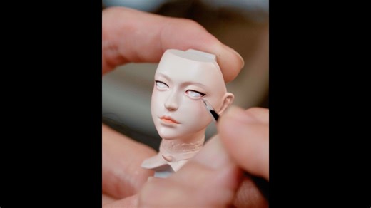 Painting hyper-realistic anime eyes Morgan le Fay (FGO) #short