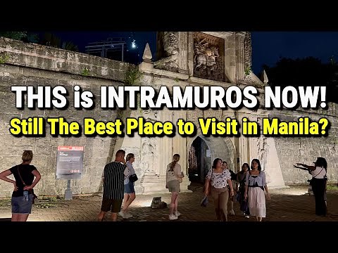 Philippines 🇵🇭 INTRAMUROS, MANILA 2026: Day to Night Tour - Streets, Street Food + Fort Santiago