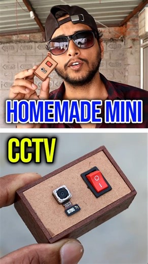 Homemade Mini CCTV camera using Old Mobile Phone #mobile #cctv #homemade #howtomake #diy #craft