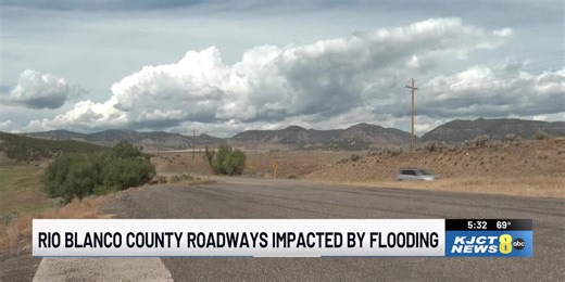 Highway 13 in Rio Blanco County back open after flooding