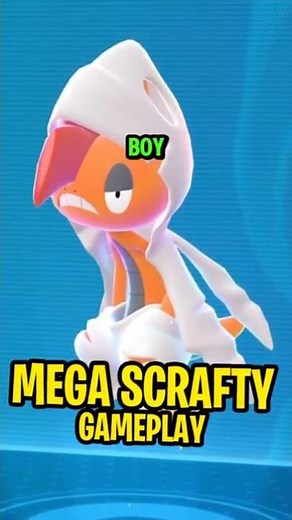 Mega Scrafty Gameplay in Pokemon Legends Z-A