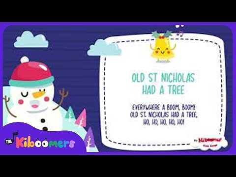 Old St Nicholas Had A Tree Christmas Lyric Video - The Kiboomers Preschool Songs & Nursery Rhymes