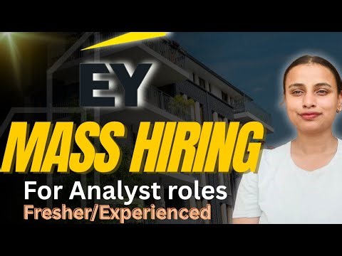EY is hiring in Masses for DATA / associate roles