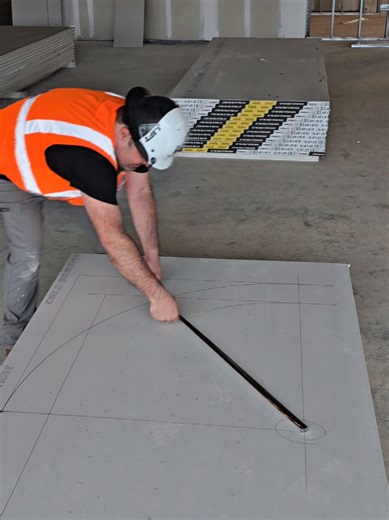 Cómo Trazar Paredes Curvas en Construcción