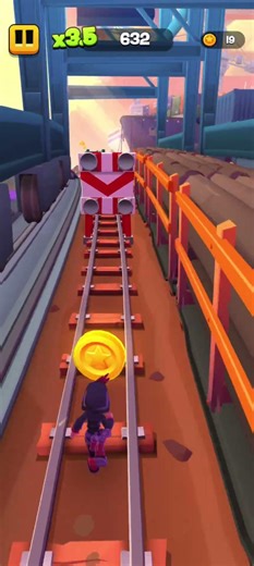 SUBWAY SURFERS FREE USE GAMEPLAY SHORT #subwaysurfers #subwaysurfers #shorts