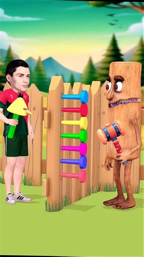 Ronaldo vs. Wood Man: Who Wins?​The Ultimate Hammer Challenge!