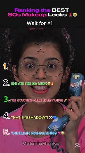 Which 80s makeup look deserves #1? 💄👀