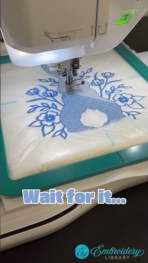 Machine Embroidery Texture You Can Feel ✨ #embossed