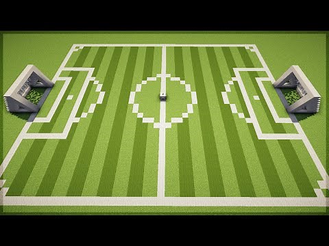 Minecraft: Como construir um Campo de Futebol