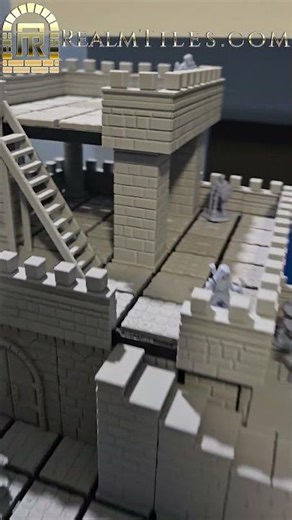 🎲 Modular TTRPG CASTLE Built in SECONDS with Realm Tiles! 🏰