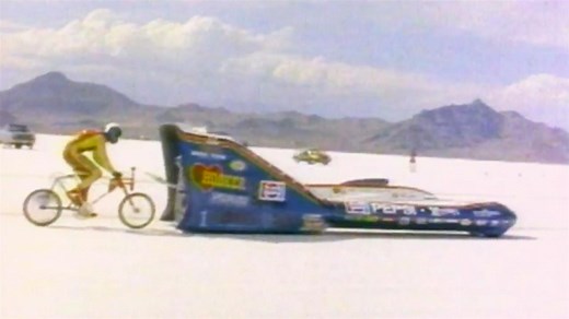 Bicyclist John Howard's 1985 Land-Speed Record