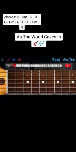 As The World Caves In: Guitar Chords and Tips