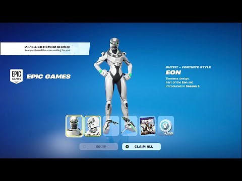 Redeeming Fortnite Eon Bundle In 2025