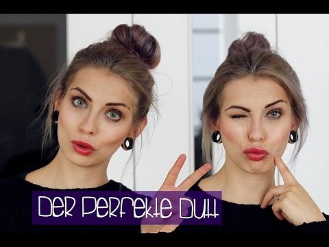 Der perfekte messy Dutt für Schmuddelwetter / kurzes - mittlelanges Haar / undone Frisur | Werbung