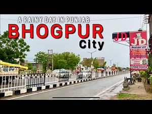 BHOGPUR CITY ਭੋਗਪੁਰ || PUNJAB ||JALANDHAR || DOABA || Bus Stand ||Railway station|| beautiful punjab