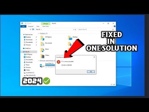 How To Take Ownership and Grant Permissions of Entire Hard Drive in Windows PC (quick fix) | 2024