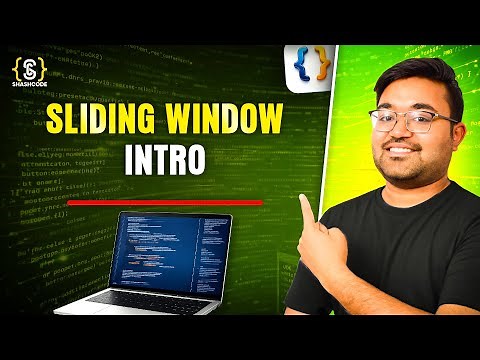 What is Sliding Window Technique | Fixed and Variable window | Java DSA Placement | FAANG