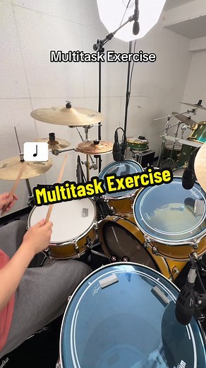 Multitask Drum Exercises for Rhythm and Coordination
