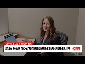 CNN's Clare Duffy tests AI chatbot which helps debunk conspiracy theories