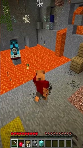 Minecraft Thomas Vs Thomas The Train win? - #shorts