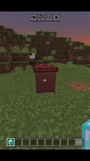 HOW to build a real working trash can in Minecraft? #minecraft #shorts